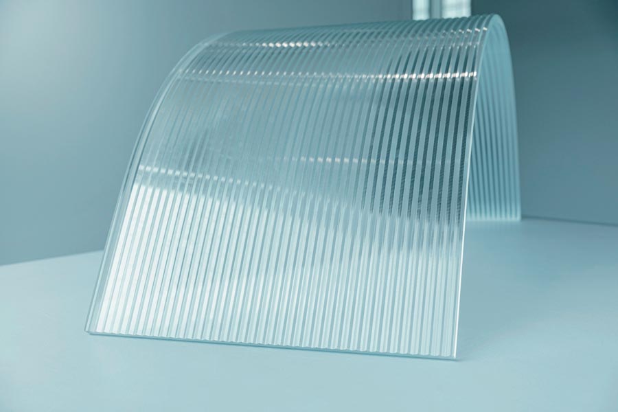 Optic Fluted Glass